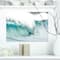 Designart - Massive Blue Waves Breaking Beach - Seashore Canvas Art Print